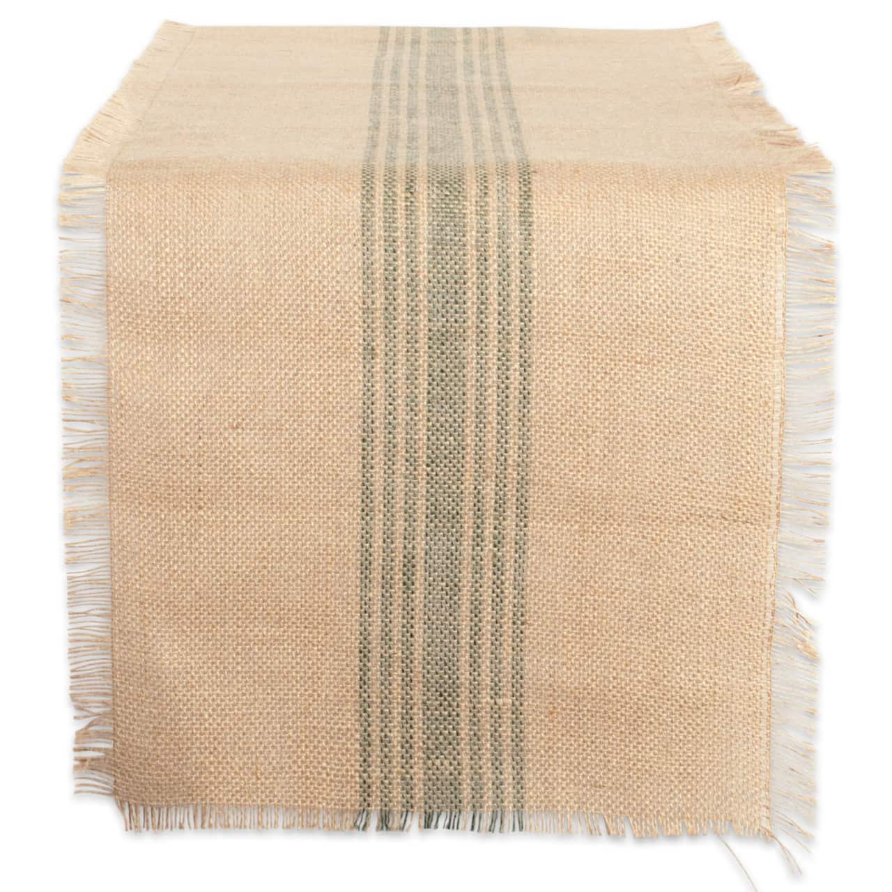 DII® 108" Middle Stripe Burlap Table Runner